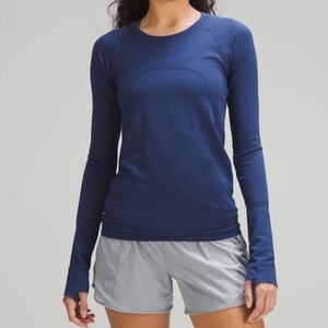 Lululemon - Swiftly Tech Long Sleeve - Night Sea - 6